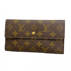 Louis Vuitton Tri-fold Long Wallet Monogram Porte Tresor International M61215 Br